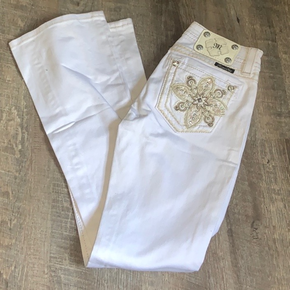 White Miss Me Jeans